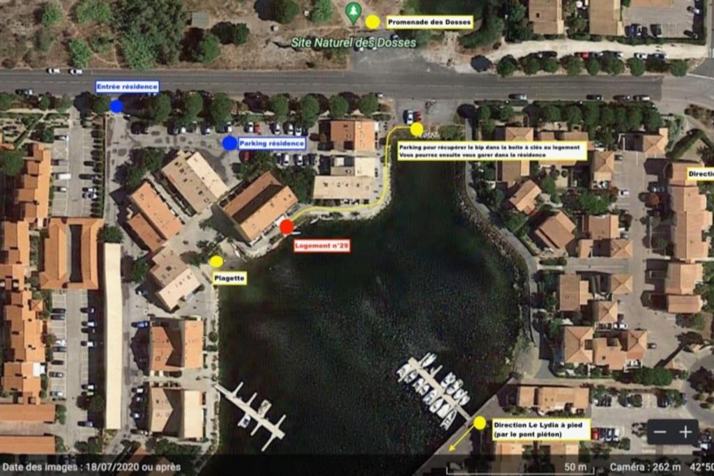 Appartement Coup De Coeur Les Pieds Dans L'Eau Le Barcares Bagian luar foto